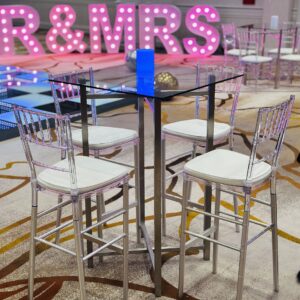 Kelowna Chiavari Chairs, Clear Barstool Chiavari Chairs Rental Kelowna BC